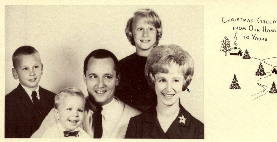 Family Christmas Card 1966