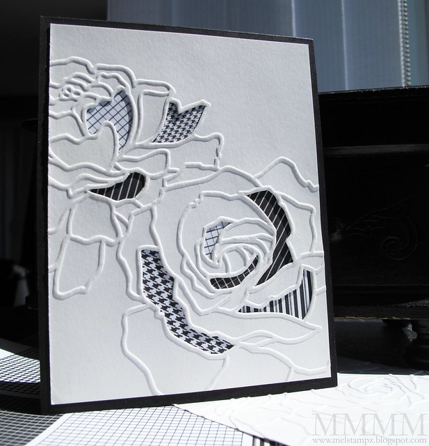 pressure embossing cut out