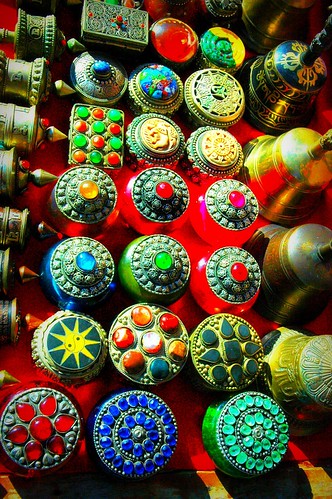 Colorful containers, Kathmandu, Nepal by Wonderlane