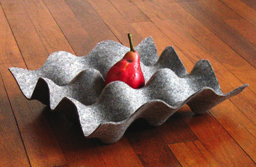felted egg crate