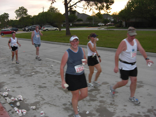 Running my 5 miles of the 10-miler relay
