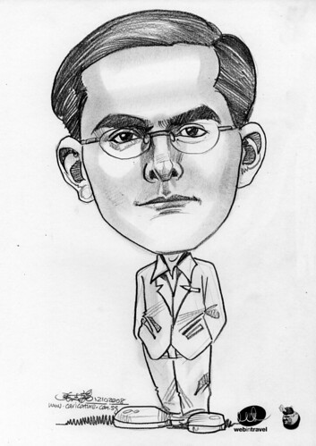 Caricatures Web in Travel 2008 Dhruv's Shringi