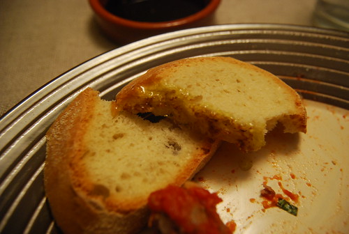 Bread with oil and balsamic
