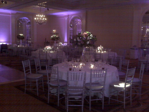 Purple ballroom for a wedding originally uploaded by WishLaura