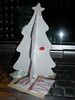 Christmas tree made of paper