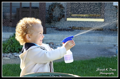 Spraying Daddy