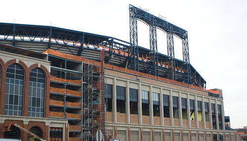 The complete outer structure of Citi Field - April 2008