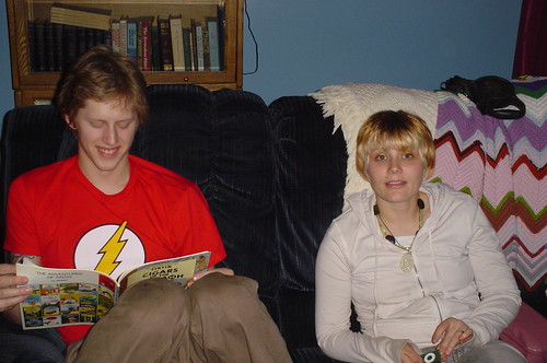Hannah and Andrew, Christmas 2007