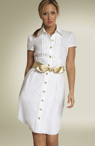 White Betsey Johnson Dresses. Betsey Johnson's babydoll lace