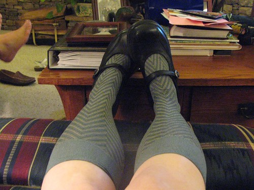My shoes & stockings du jour by SanFranAnnie