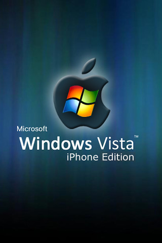 wallpapers windows vista. Windows Vista on Apple iPhone