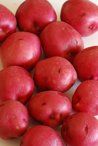 Red potatoes.