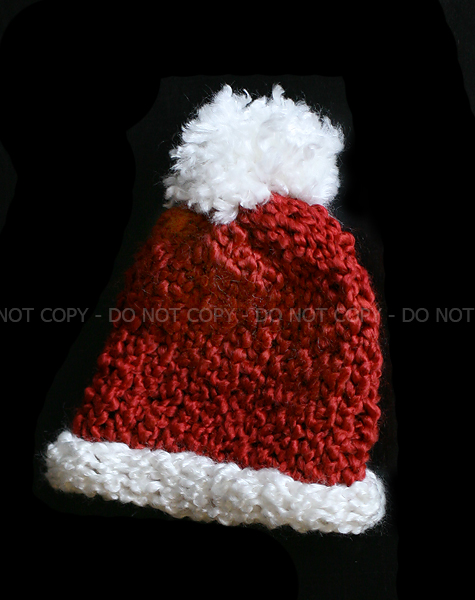 santa hat with pom