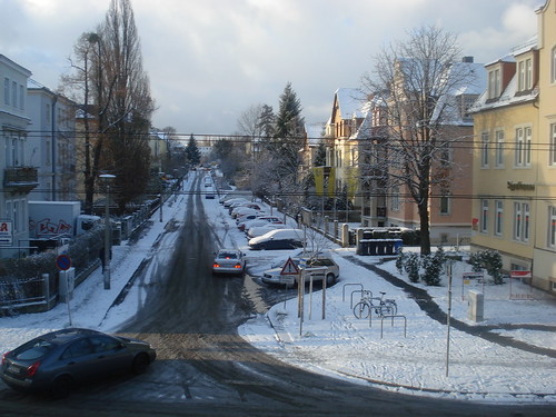 Vista del carrer del nostre hotel