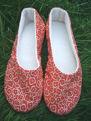 Red Katie Jump Rope slippers