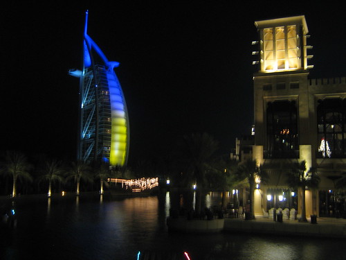 Burj Al Arab at night