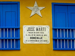 Placa casa José Martí