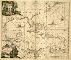 Mapa maritimo del Caribe