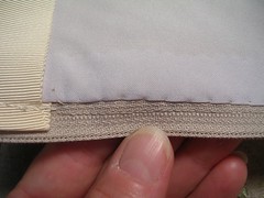 hand sewn lining