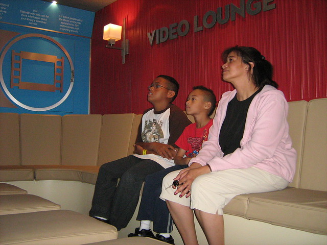 In the video lounge - Ramapo Catskill Public Library - Digital Bookmobile by digitalbookmobile