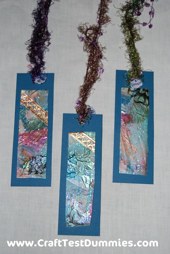 Fabric Paper Bookmarks