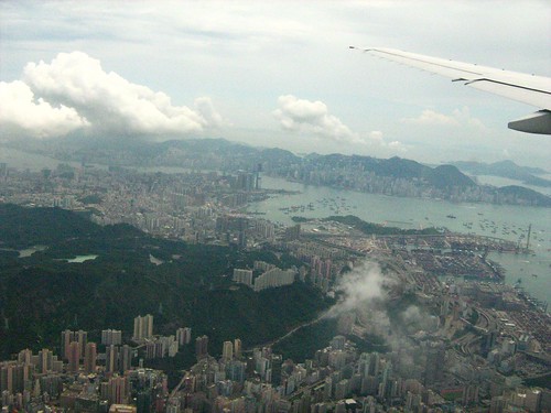 Flying past Hong Kong 2