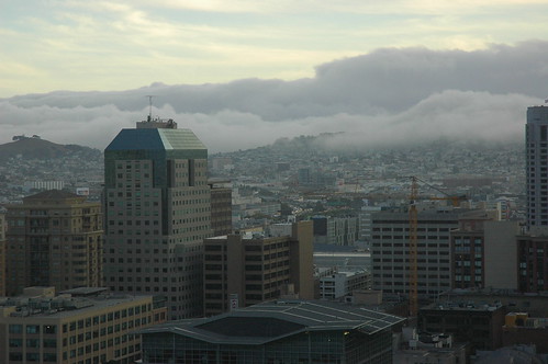 Less is More, Cloud Bank, Financial District, San Francisco, California, USA by Wonderlane