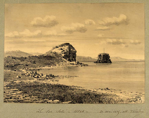 009- Vista del Lago Salado en Utah 1885
