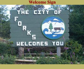Forks Welcome Sign by pattinsons-sweetheart.