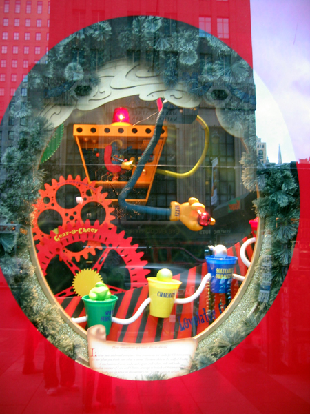 Macy's Window - Making Ornaments (Click to enlarge)