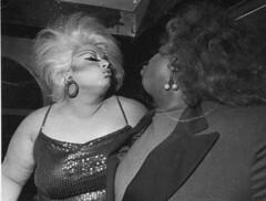 Divine and Jean Hill &quot;The Kiss&quot; 1983 (JasonB.) Tags: john jean postcard hill divine actress actor waters 1983 jeanhill courtesyerwinolaf