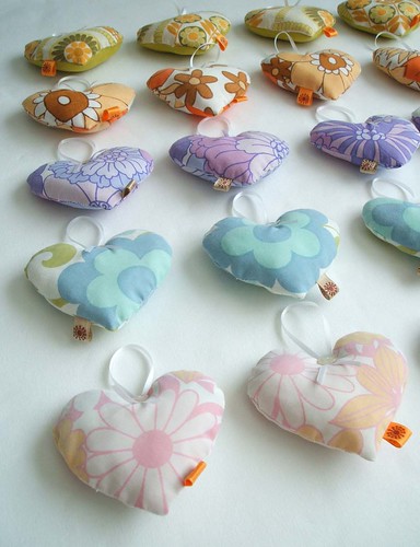 lots of lavender hearts