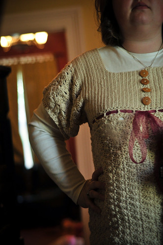 BabyDoll Dress Crochet Pattern shortened to "tunic length"