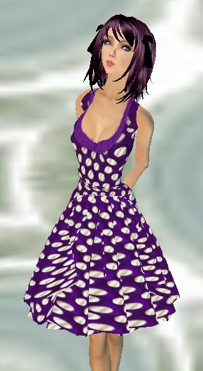 Diff purpled pearl dress