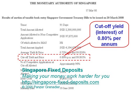 Singapore Treasury Bills