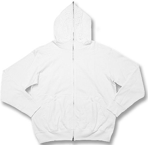 Images of All White Hoodie - Reikian