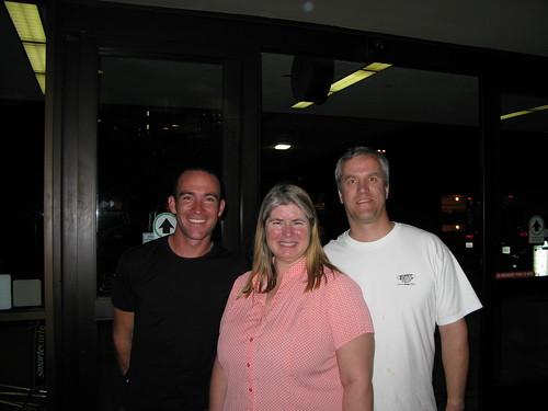 With Kirk and Donna in Los Angeles Airport, California, USA