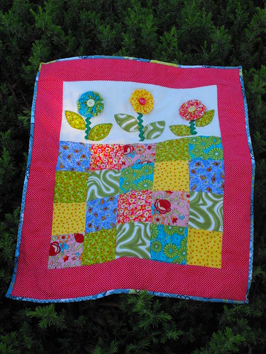 Flower Quilt for Four Seasons Quilt Swap