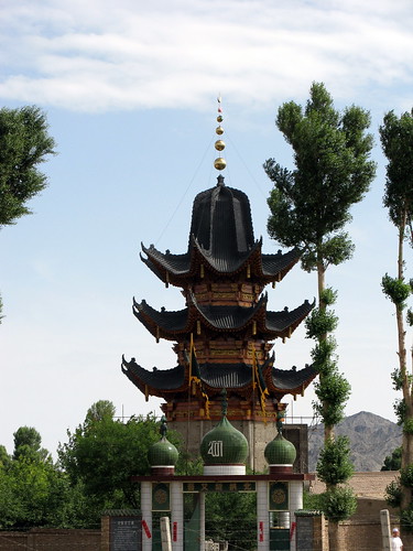 Temple east of Qingquan, Gansu Province, China