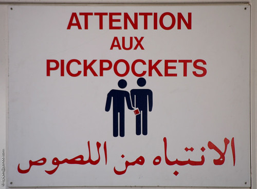 attention aux pickpockets