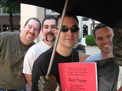 The Red Team: Jeff, Derek, Me (Travis), and
Devin