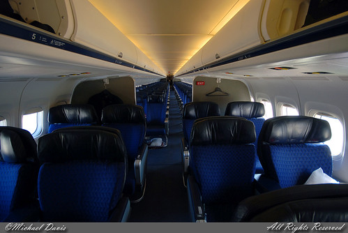 American Airlines MD-82 Cabin pictures