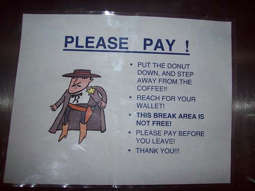 PUT THE DONUT DOWN, AND STEP AWAY FROM THE COFFEE!!