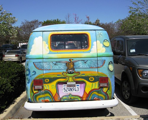 VW Hippie Van LaVerne California Show 2008