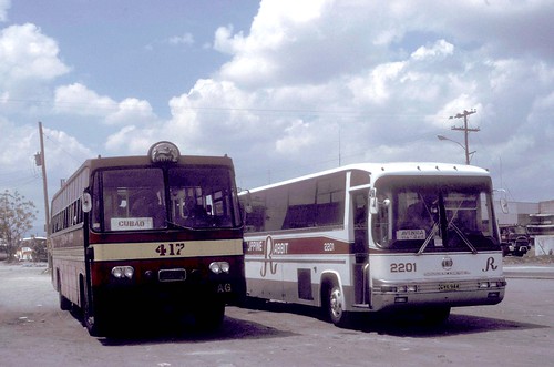 Philippine Rabbit Nissan (fleet No 417), UD Nissan CVK-944 (fleet No 2201) bus station (terminal), Tarlac Tarlac, Philippines.