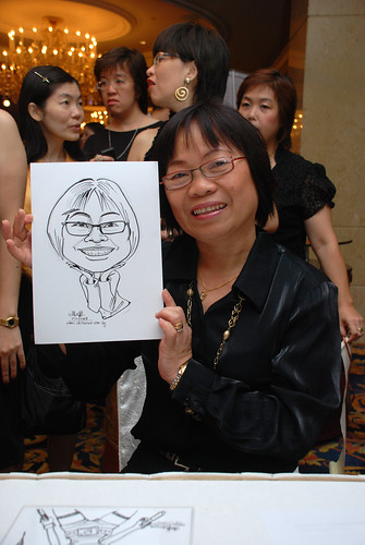 Caricature live sketching for Great Eastern Life D&D 2008 1