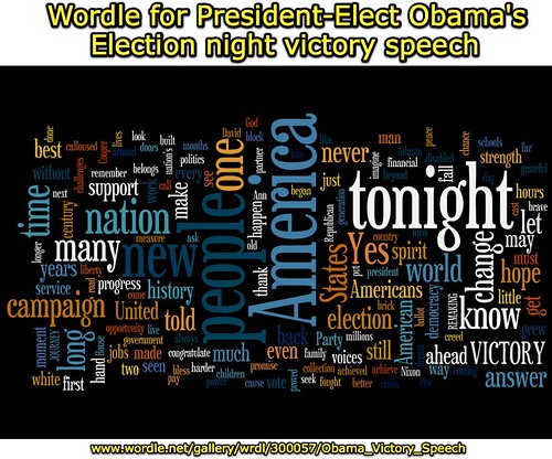 Wordle - Obama Victory Speech
