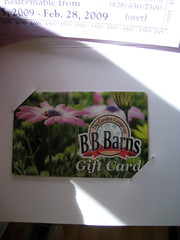 bb barns gift card