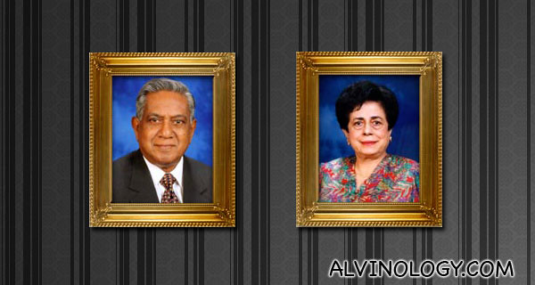 Mr and Mrs S.R. Nathan