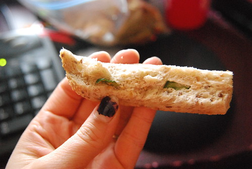 Cucumber sandwich crusts